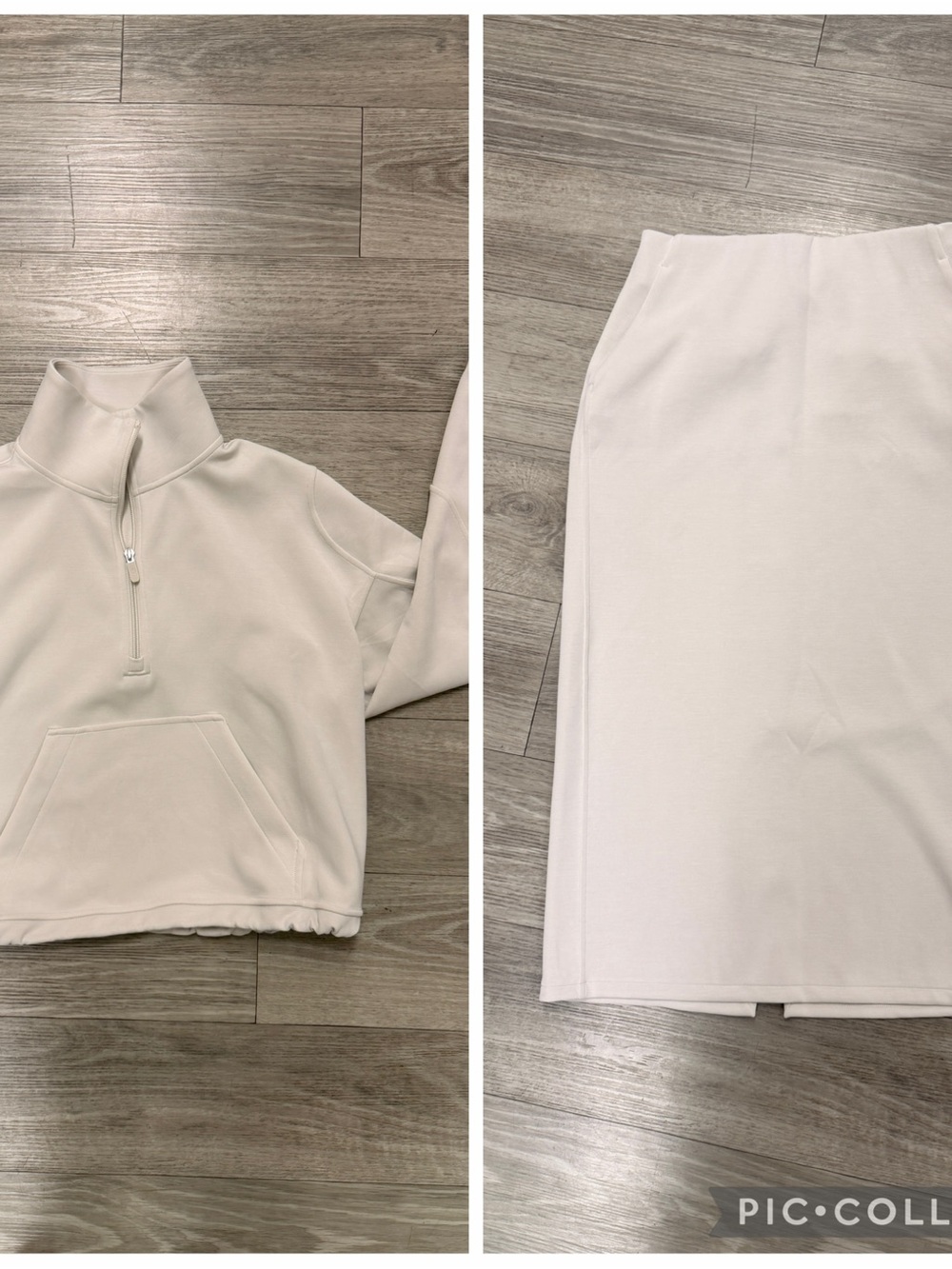 Lululemon 2 piece set, softstreme, 6, bone